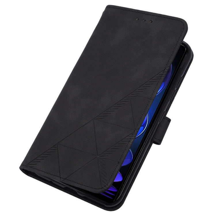 For Xiaomi Redmi Note 12 Pro+ 5G Global Crossbody 3D Embossed Flip Leather Phone Case