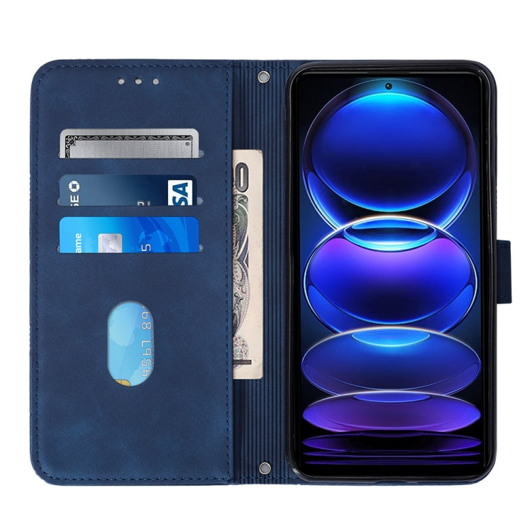 For Xiaomi Redmi Note 12 Pro+ 5G Global Crossbody 3D Embossed Flip Leather Phone Case