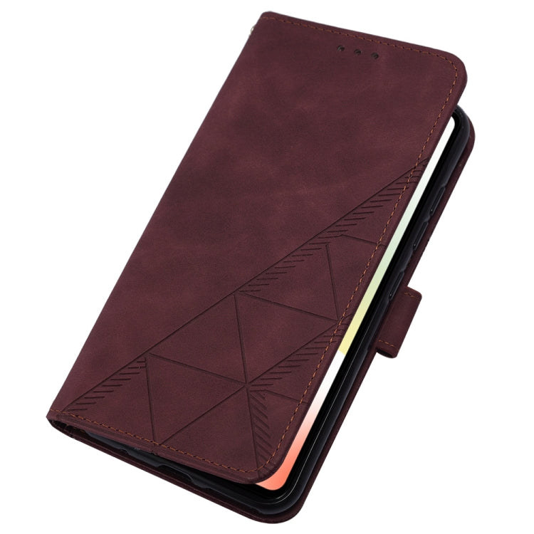For Xiaomi Poco X5 Pro 5G Crossbody 3D Embossed Flip Leather Phone Case