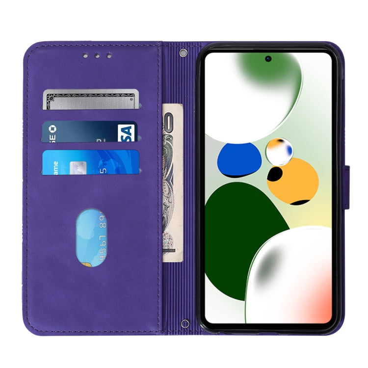 For Xiaomi Poco X5 Pro 5G Crossbody 3D Embossed Flip Leather Phone Case