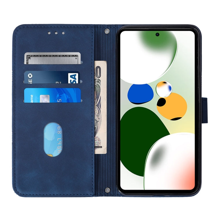 For Xiaomi Poco X5 Pro 5G Crossbody 3D Embossed Flip Leather Phone Case