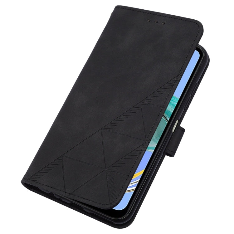 For Samsung Galaxy M14 5G Crossbody 3D Embossed Flip Leather Phone Case