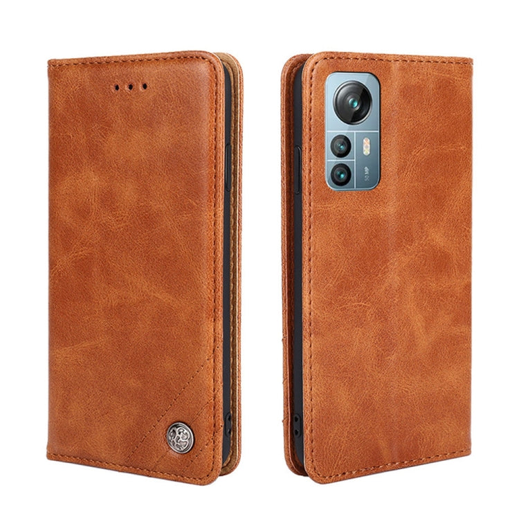 For Blackview A85 Non-Magnetic Retro Texture Leather Phone Case