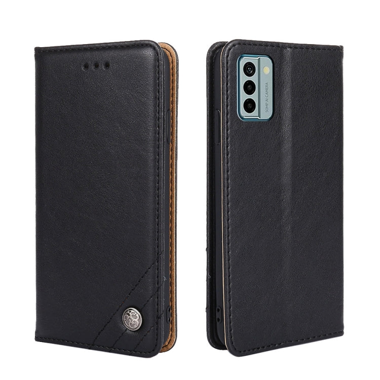 For Nokia G22 Non-Magnetic Retro Texture Leather Phone Case