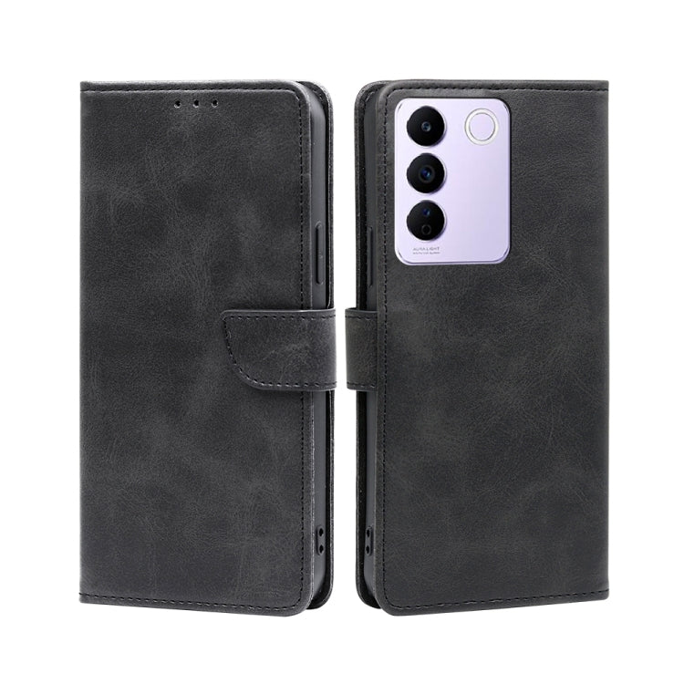 For vivo S16e Calf Texture Buckle Flip Leather Phone Case