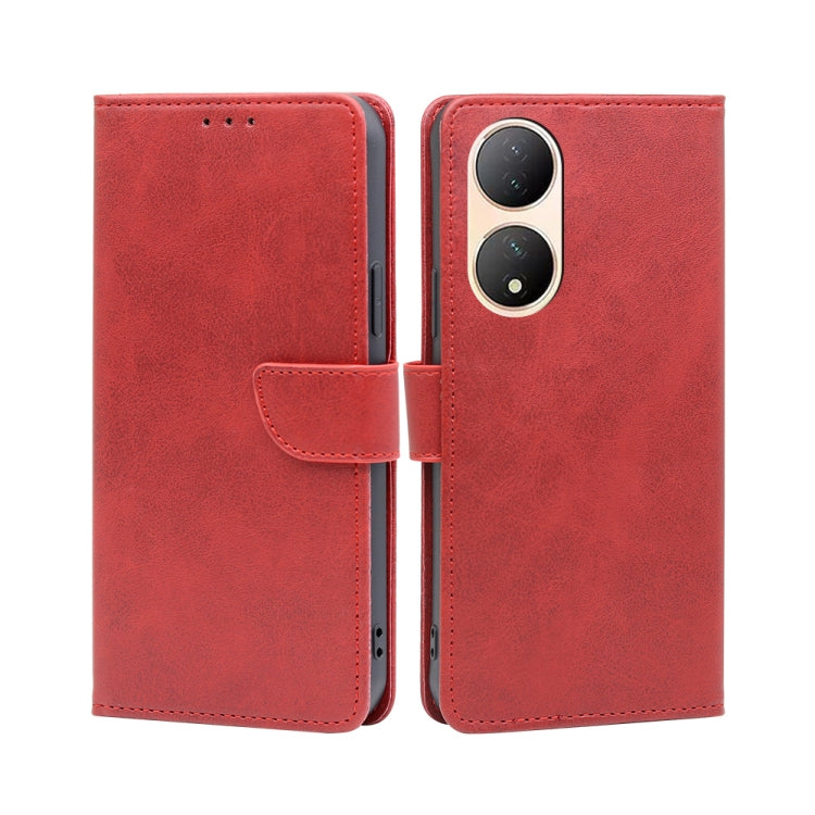 For vivo Y100 5G Calf Texture Buckle Flip Leather Phone Case