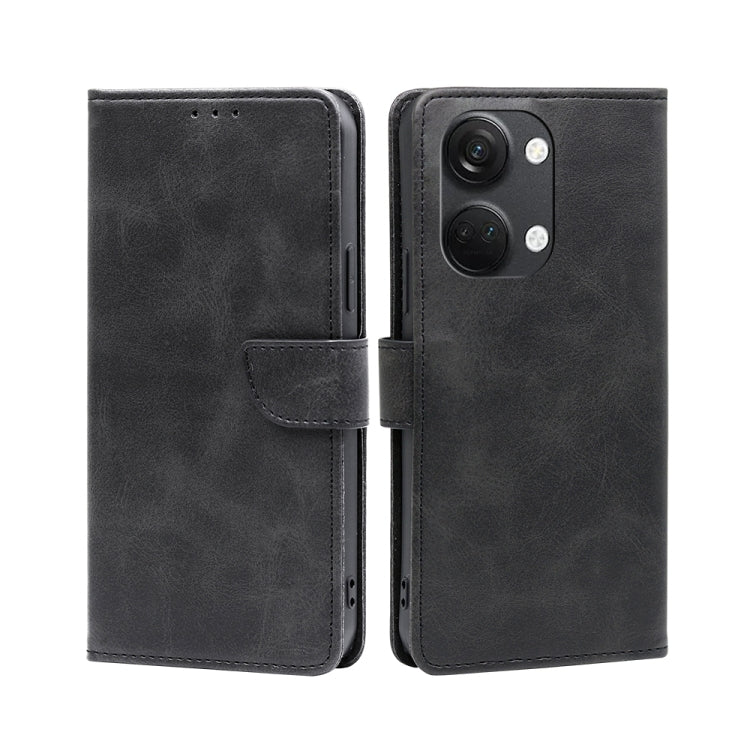 For OnePlus Ace 2V 5G Calf Texture Buckle Flip Leather Phone Case