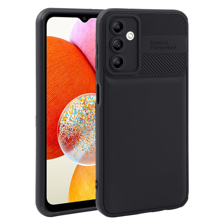 For Samsung Galaxy A14 4G Twill Texture TPU Shockproof Phone Case