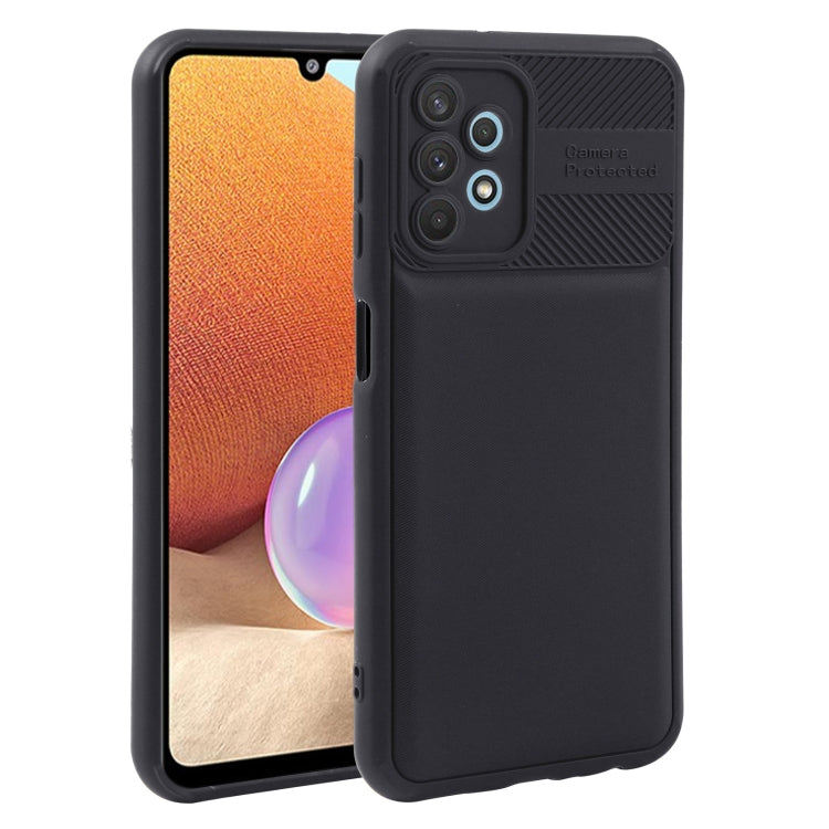 For Samsung Galaxy A32 4G Twill Texture TPU Shockproof Phone Case