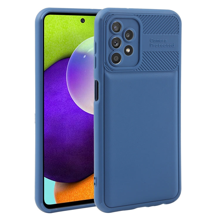 For Samsung Galaxy A52 4G / 5G Twill Texture TPU Shockproof Phone Case