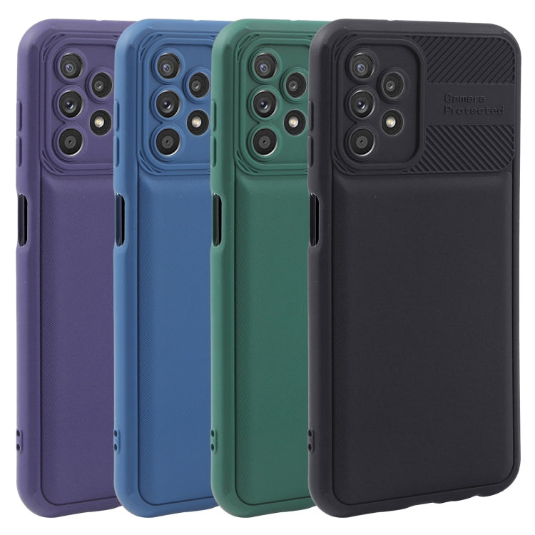 For Samsung Galaxy A52 4G / 5G Twill Texture TPU Shockproof Phone Case