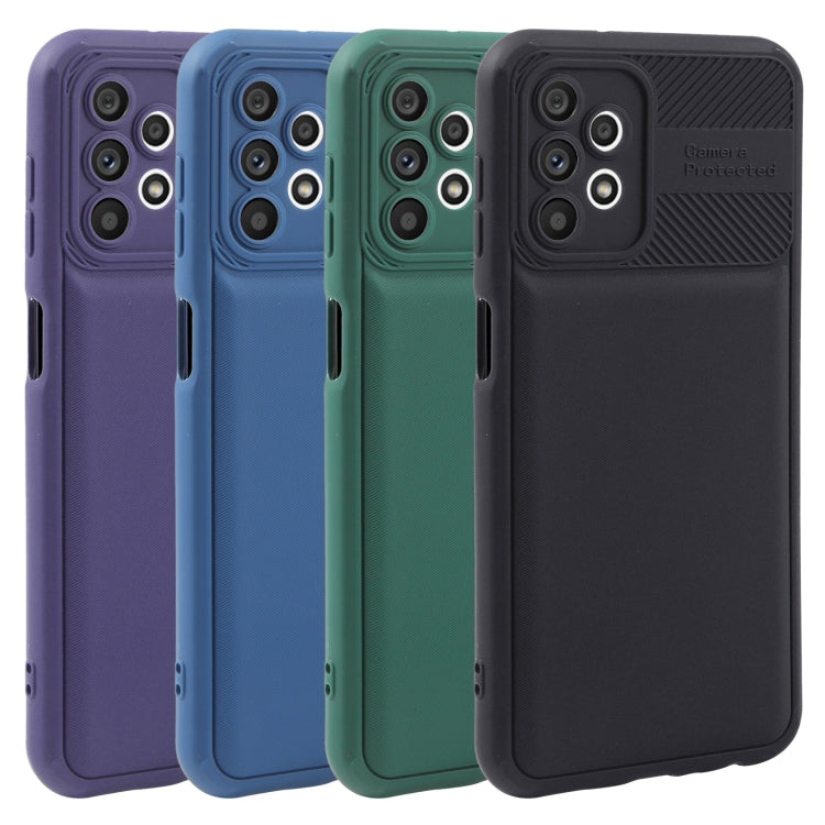 For Samsung Galaxy A73 5G Twill Texture TPU Shockproof Phone Case