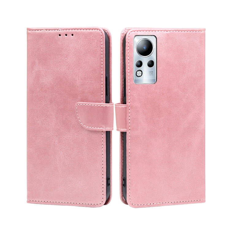 For Infinix Note 11 Calf Texture Buckle Flip Leather Phone Case
