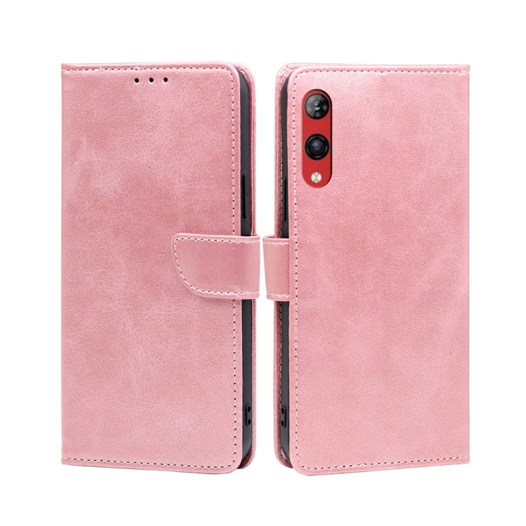 For Rakuten Hand 4G Calf Texture Buckle Flip Leather Phone Case