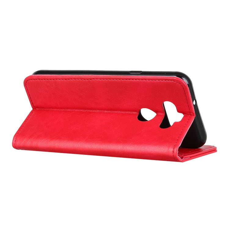 For LG K31 / Aristo 5 Magnetic Crazy Horse Texture Horizontal Flip Leather Case with Holder & Card Slots & Wallet