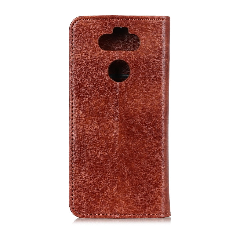 For LG K31 / Aristo 5 Magnetic Crazy Horse Texture Horizontal Flip Leather Case with Holder & Card Slots & Wallet