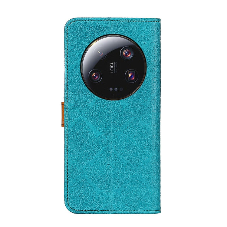 For Xiaomi 13 Ultra European Floral Embossed Flip Leather Phone Case