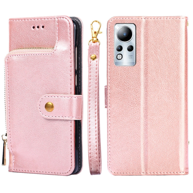For Infinix Note 11 Zipper Bag Leather Phone Case