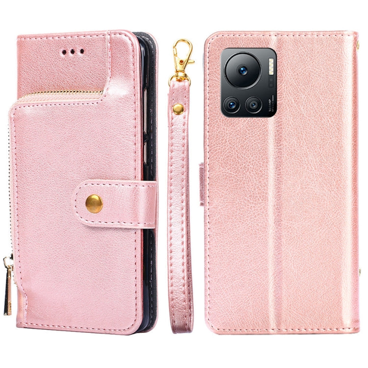 For Infinix Note 12 VIP Zipper Bag Leather Phone Case