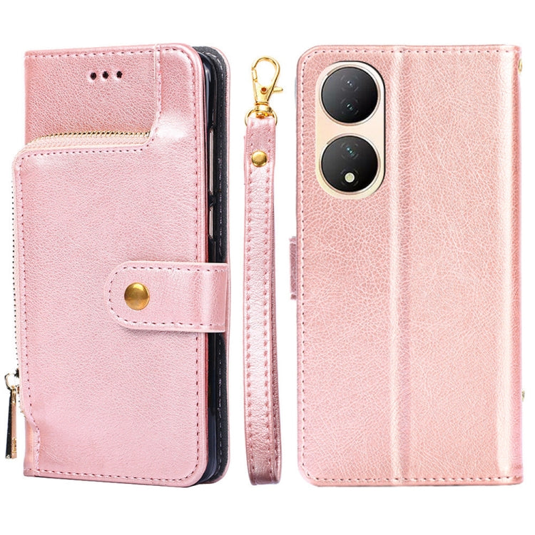 For vivo Y100 5G Zipper Bag Leather Phone Case