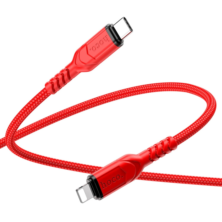 hoco X59 Victory PD 20W USB-C / Type-C to 8 Pin Charging Data Dable, Length:1m