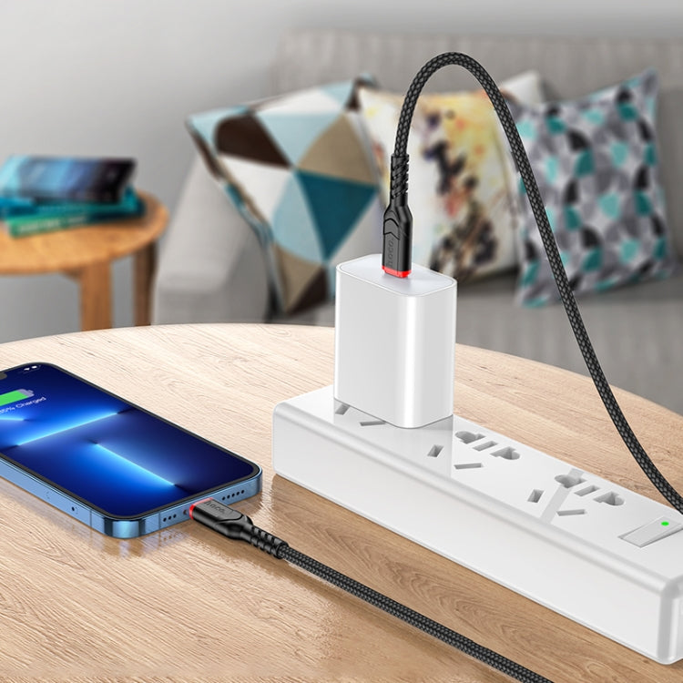 hoco X59 Victory PD 20W USB-C / Type-C to 8 Pin Charging Data Dable, Length:2m