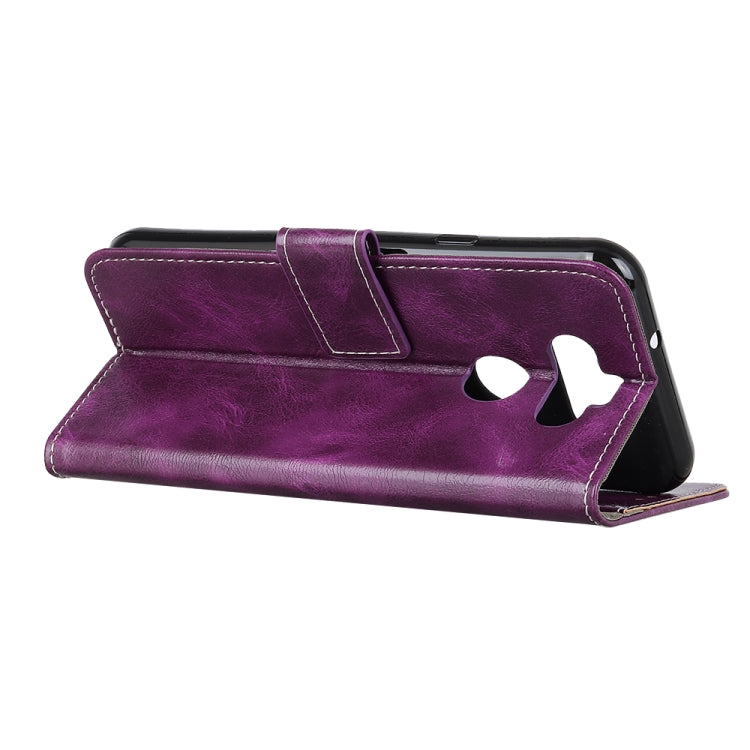 For LG K31 / Aristo 5 Retro Crazy Horse Texture Horizontal Flip Leather Case with Holder & Card Slots & Photo Frame & Wallet