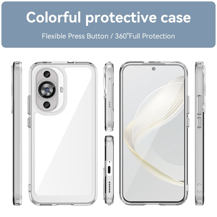 For Huawei Nova 11 Colorful Series Acrylic + TPU Phone Case