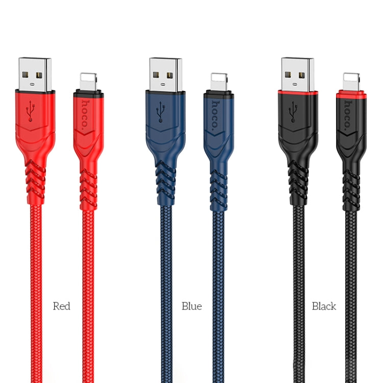 hoco X59 Victory 2.4A USB to 8 Pin Charging Data Dable, Length:2m
