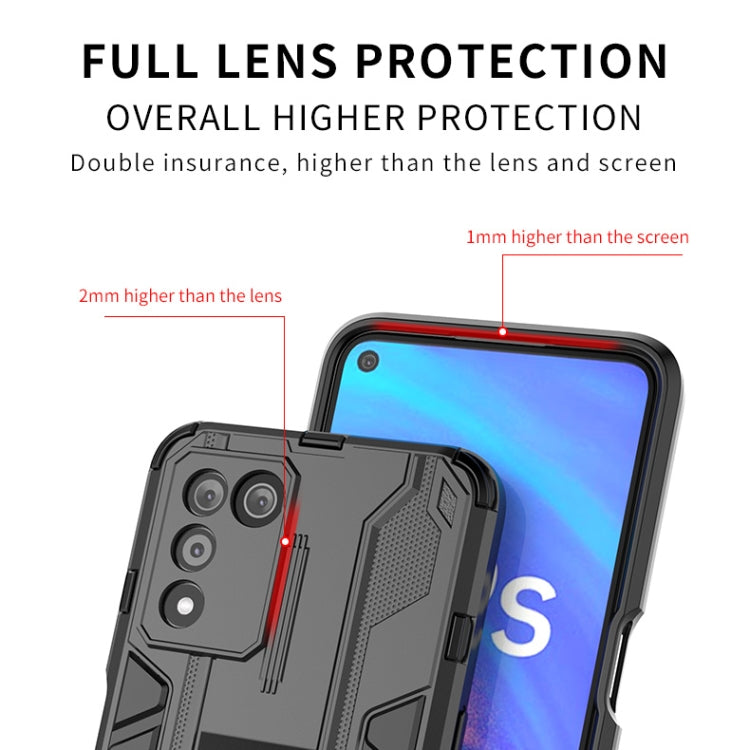 For OPPO K9S 5G Supersonic PC + TPU Shock-proof Protective Phone Case with Holder