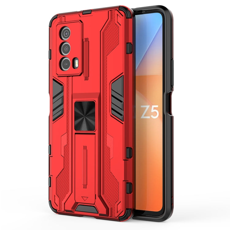 For vivo iQOO Z5 5G Supersonic PC + TPU Shock-proof Protective Phone Case with Holder