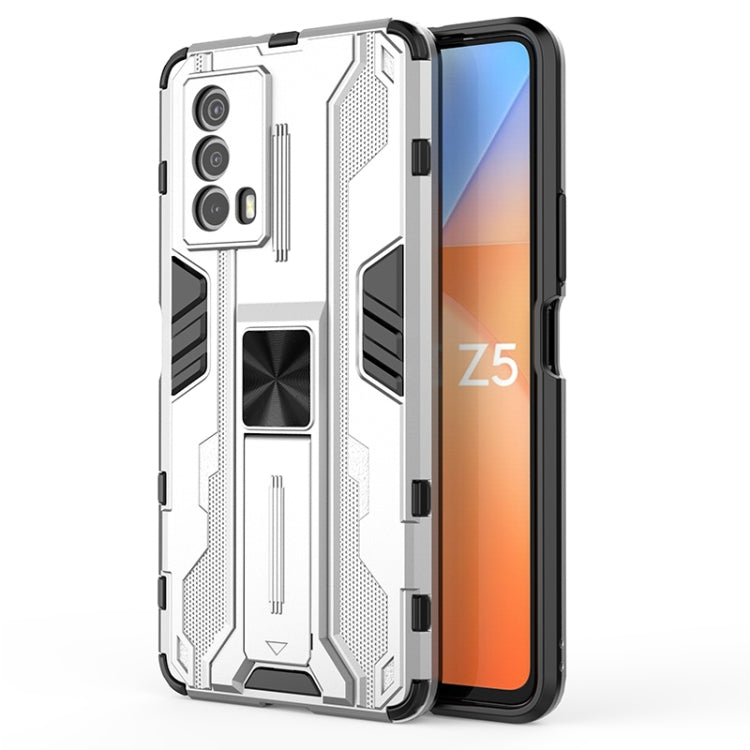 For vivo iQOO Z5 5G Supersonic PC + TPU Shock-proof Protective Phone Case with Holder