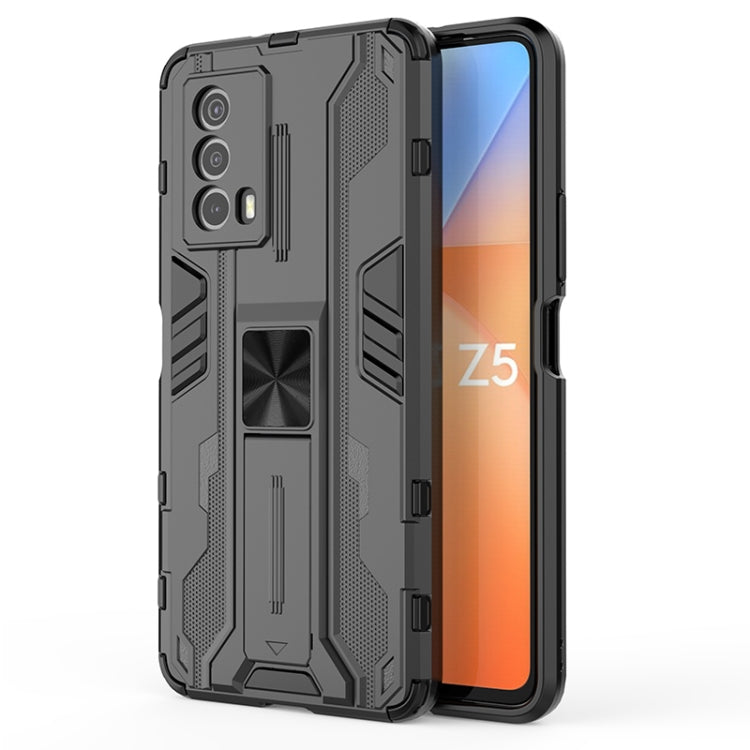 For vivo iQOO Z5 5G Supersonic PC + TPU Shock-proof Protective Phone Case with Holder