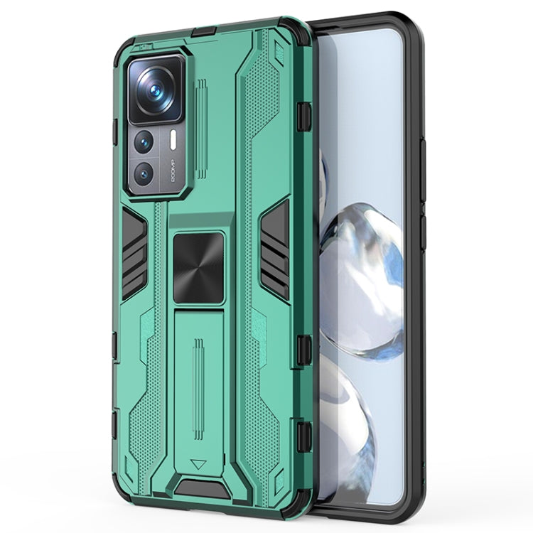 For Xiaomi 12T 5G Supersonic PC + TPU Shock-proof Protective Phone Case with Holder