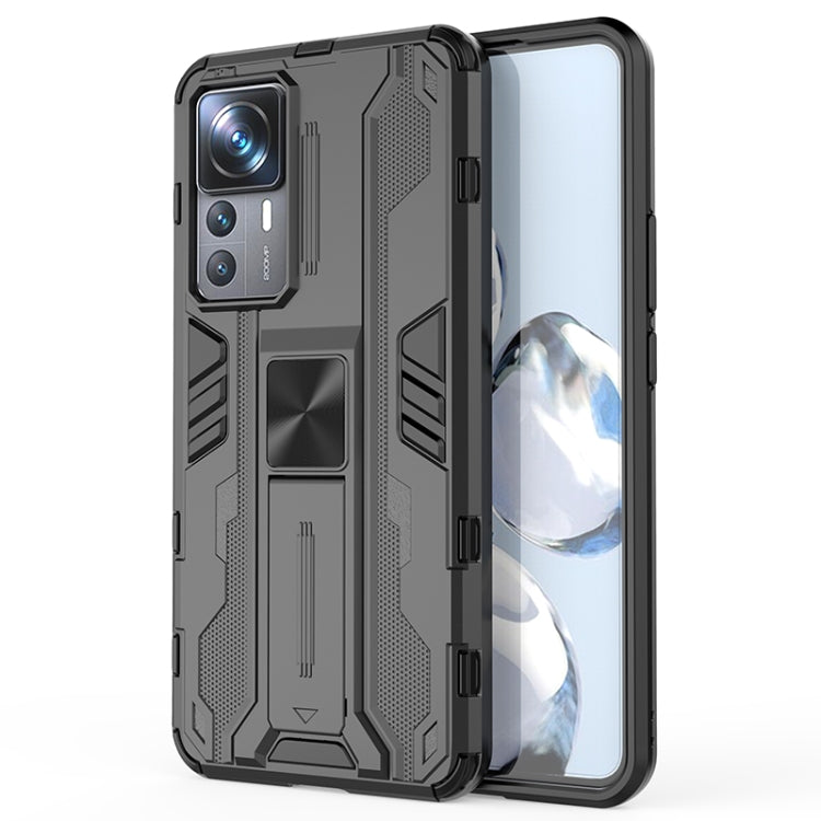 For Xiaomi 12T 5G Supersonic PC + TPU Shock-proof Protective Phone Case with Holder