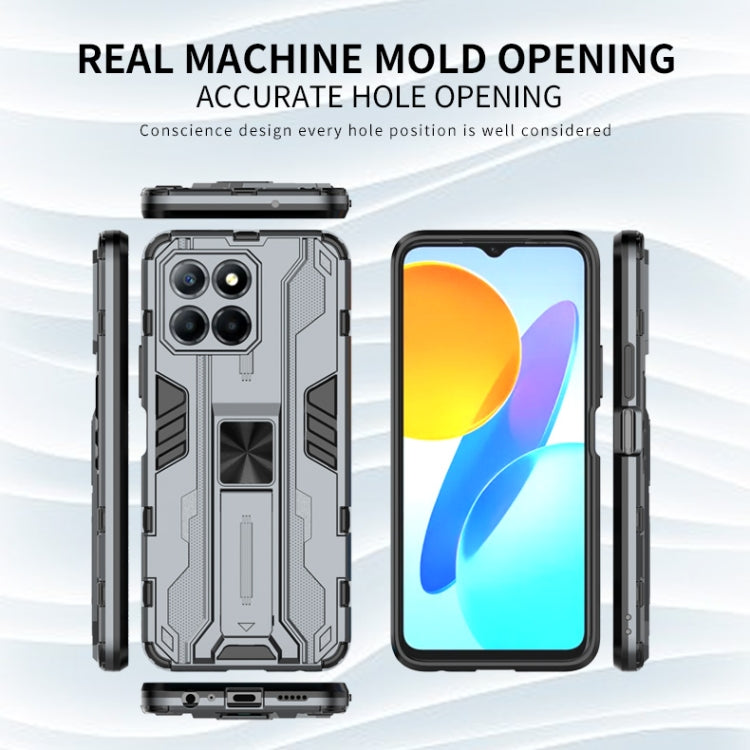 For Honor X8 5G Supersonic PC + TPU Shock-proof Protective Phone Case with Holder