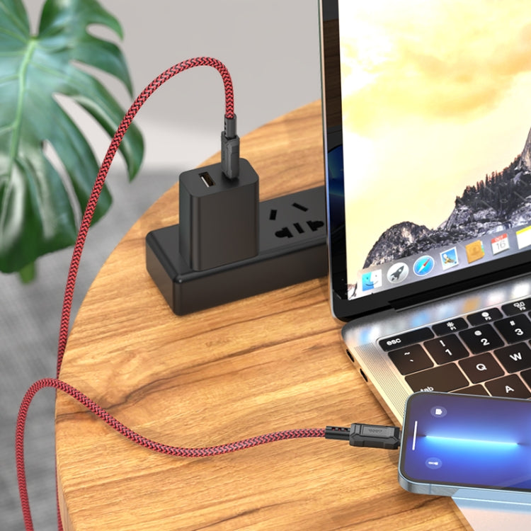hoco X94 Leader PD 20W USB-C / Type-C to 8 Pin Charging Data Dable, Length:1m