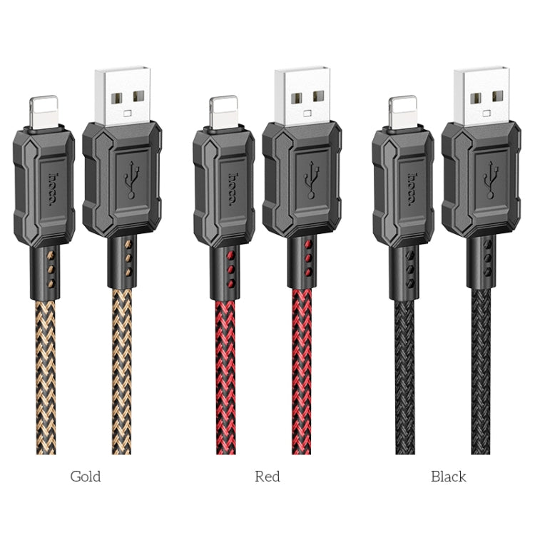 hoco X94 Leader 2.4A USB to 8 Pin Charging Data Dable, Length:1m