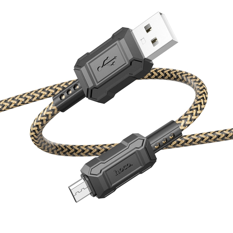 hoco X94 Leader 2.4A USB to Micro USB Charging Data Dable, Length:1m(Red)