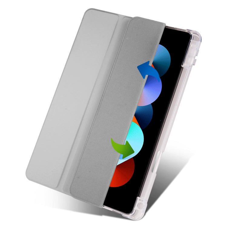 For Xiaomi Pad 5 Pro 12.4 3-fold TPU Leather Tablet Case with Pen Slot