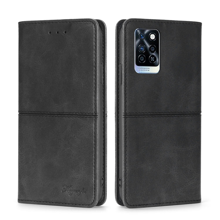 For Infinix Note 10 Pro Cow Texture Magnetic Horizontal Flip Leather Phone Case