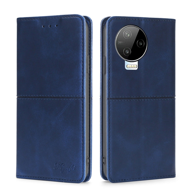 For Infinix Note 12 Pro 4G/Note 12 2023 Cow Texture Magnetic Horizontal Flip Leather Phone Case