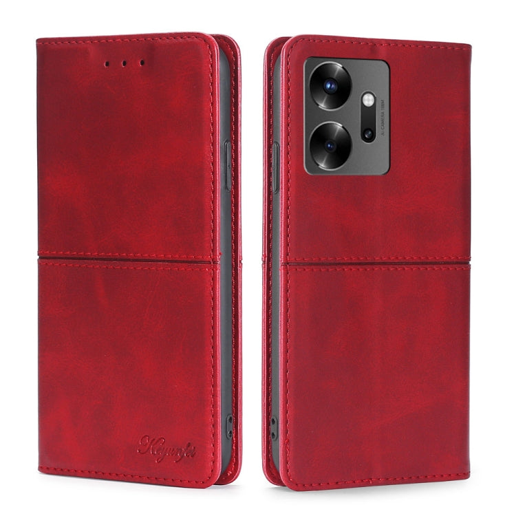 For Infinix Zero 20 Cow Texture Magnetic Horizontal Flip Leather Phone Case