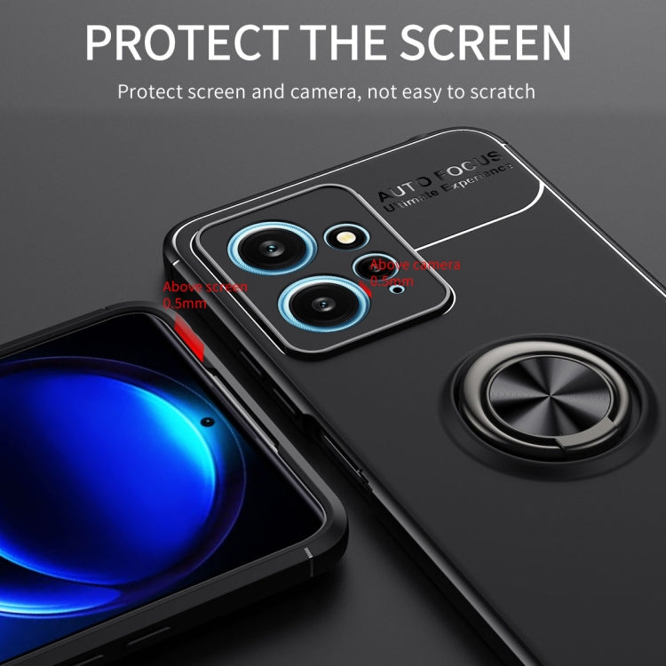 For Xiaomi Redmi Note 12 4G Global Metal Ring Holder TPU Phone Case