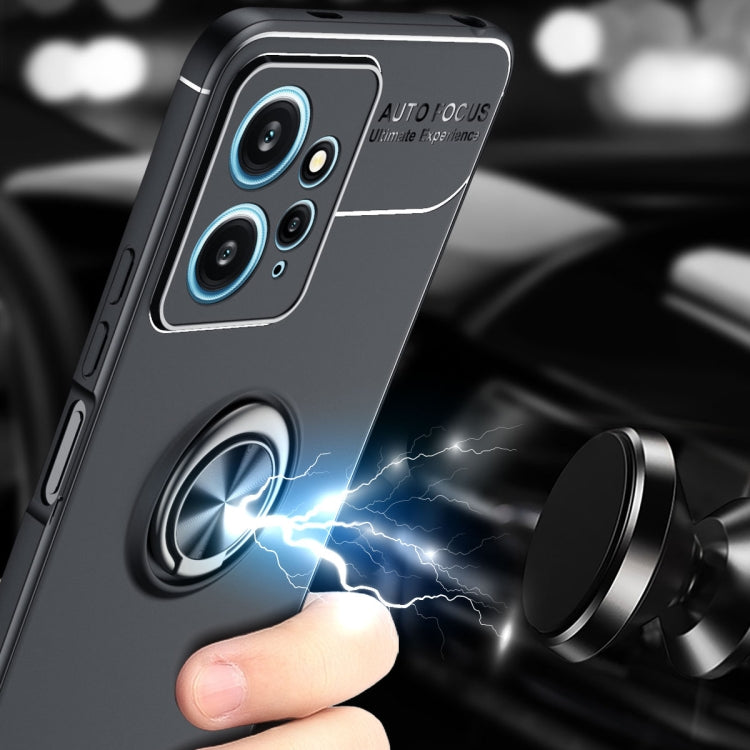 For Xiaomi Redmi Note 12 4G Global Metal Ring Holder TPU Phone Case