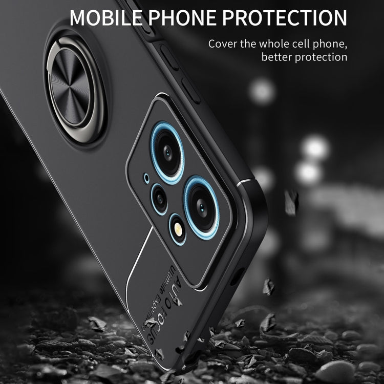 For Xiaomi Redmi Note 12 4G Global Metal Ring Holder TPU Phone Case