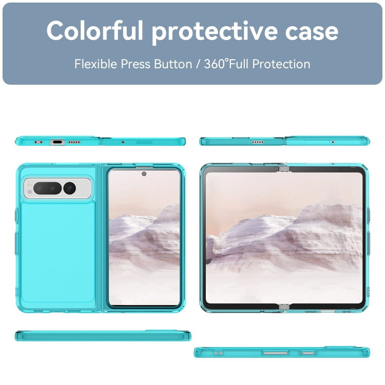 For Google Pixel Fold Candy Series TPU Phone Case
