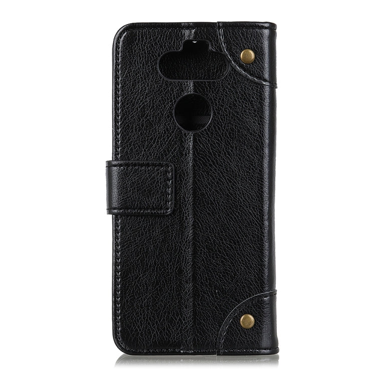 For LG K31 / Aristo 5 Copper Buckle Nappa Texture Horizontal Flip Leather Case with Holder & Card Slots & Wallet