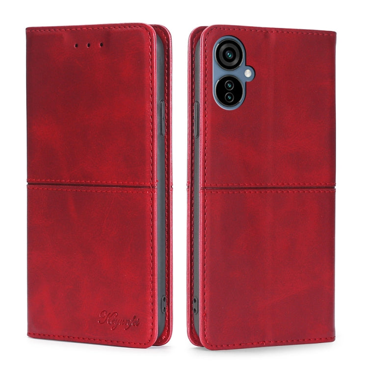 For Tecno Camon 19 Neo Cow Texture Magnetic Horizontal Flip Leather Phone Case