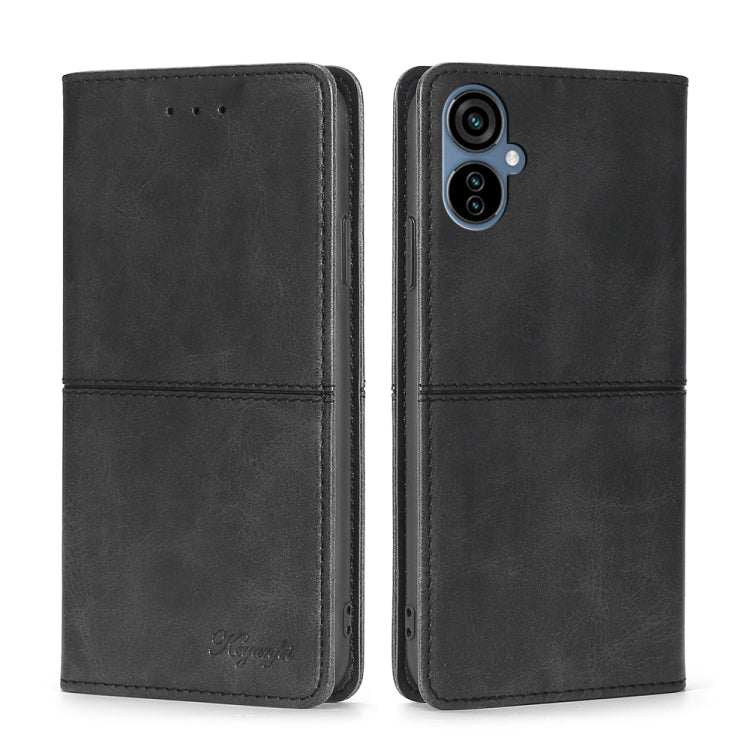 For Tecno Camon 19 Neo Cow Texture Magnetic Horizontal Flip Leather Phone Case